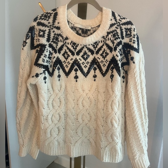 oui Sweaters - Oui Jacquard sweater